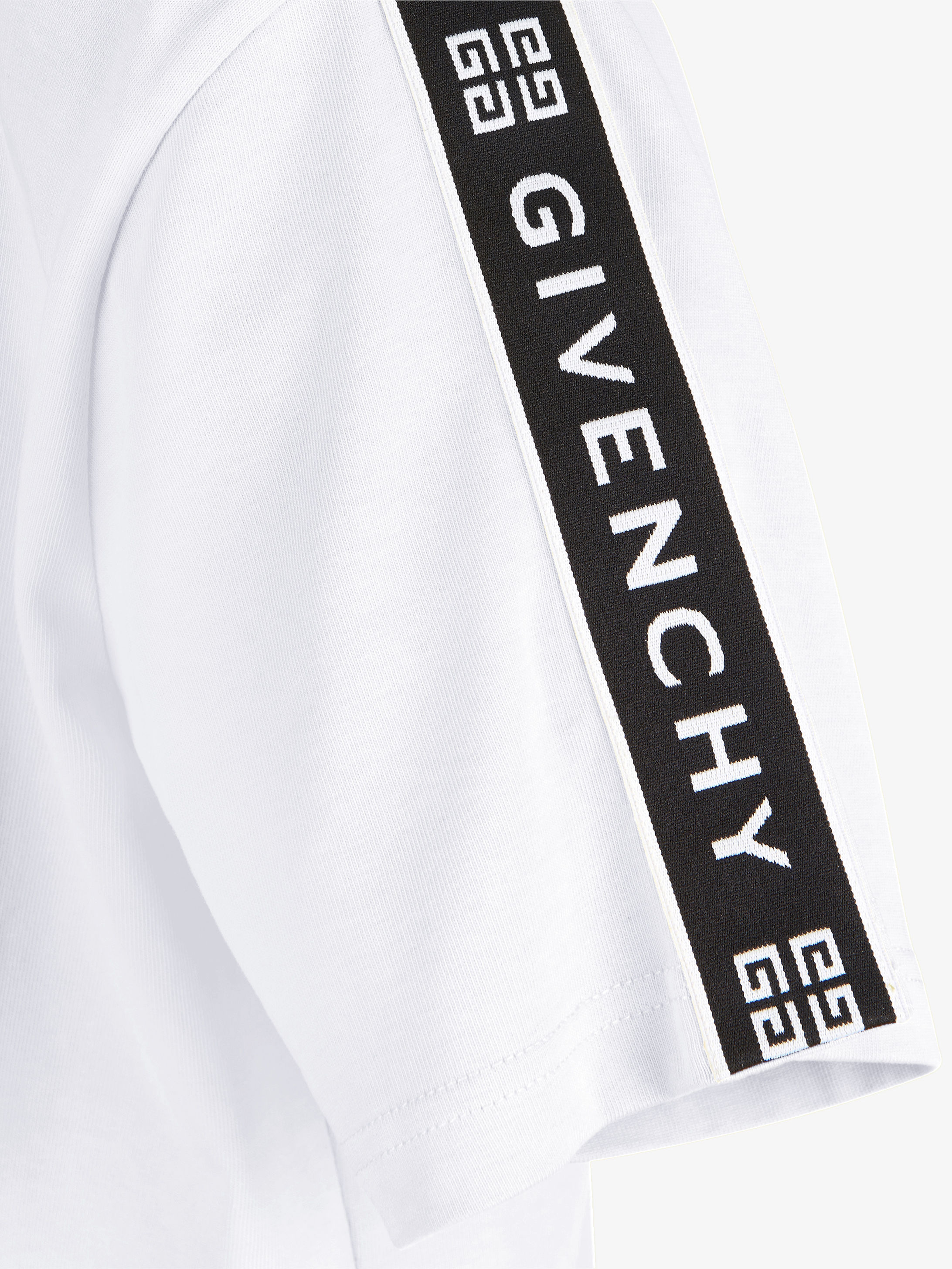 Givenchy White Tape T-Shirt - Rogue
