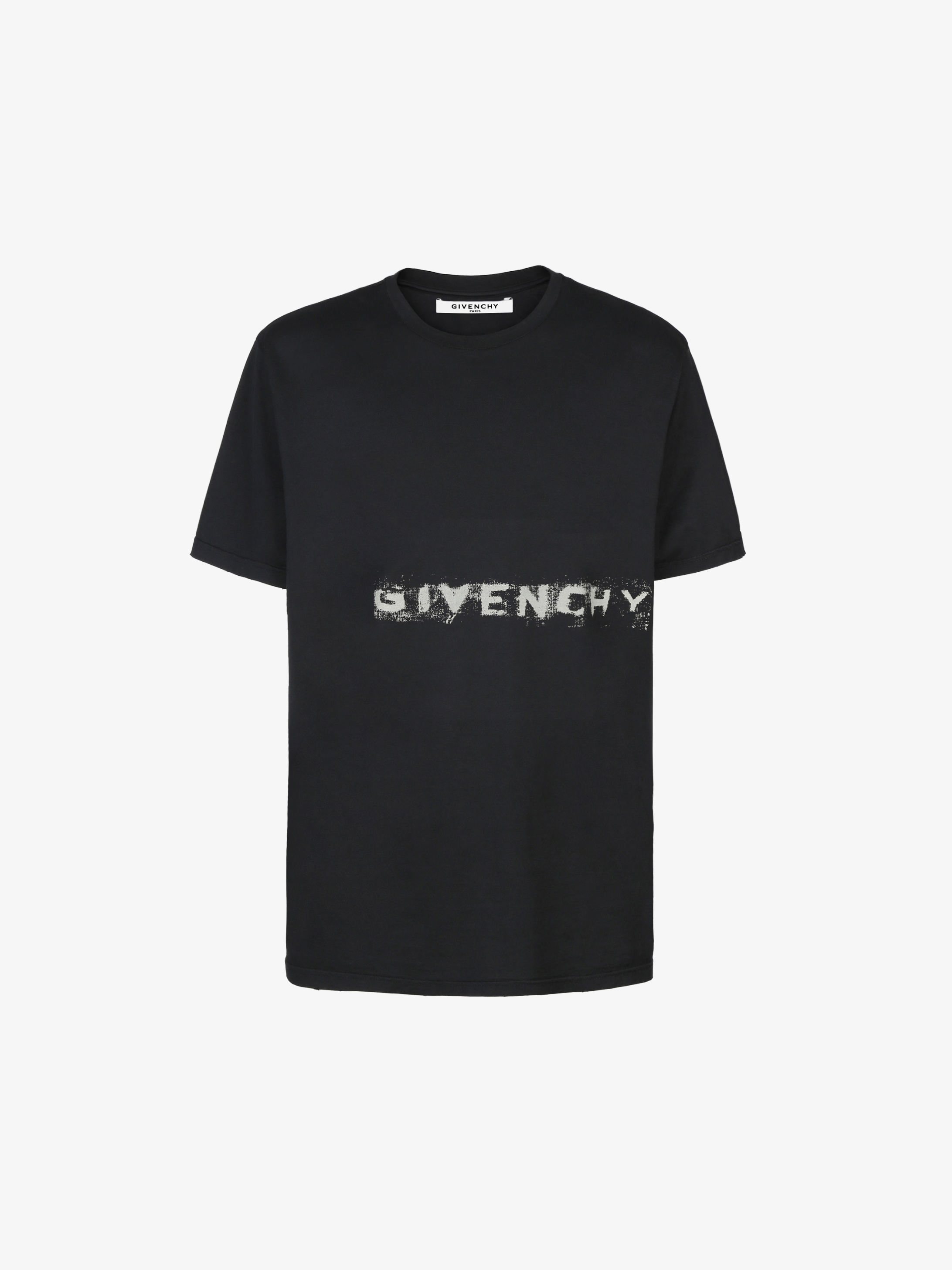 Givenchy Black Faded Logo T-Shirt - Rogue