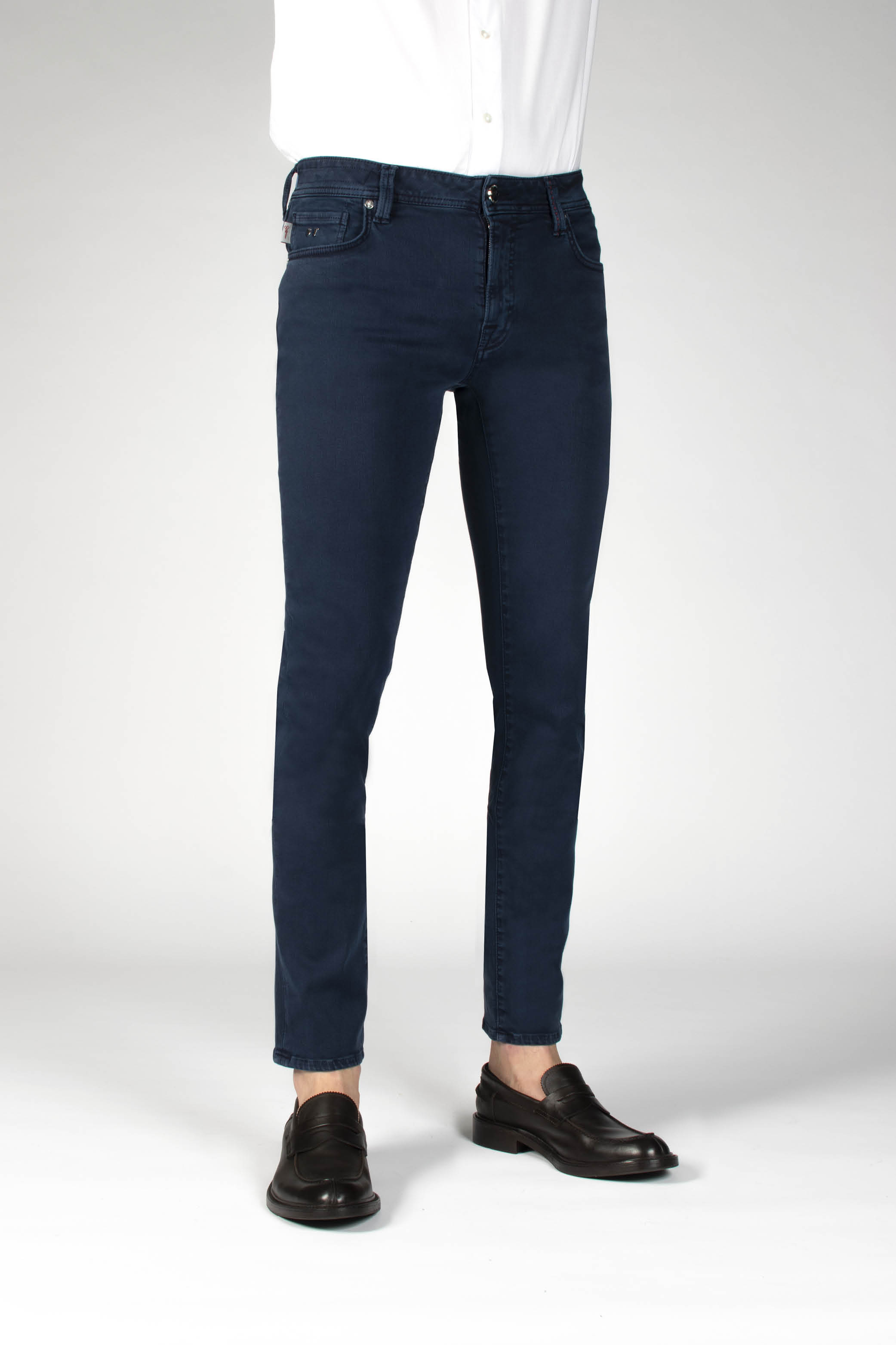 Tramarossa Navy Blue 24.7 5 Pocket Jeans - Rogue