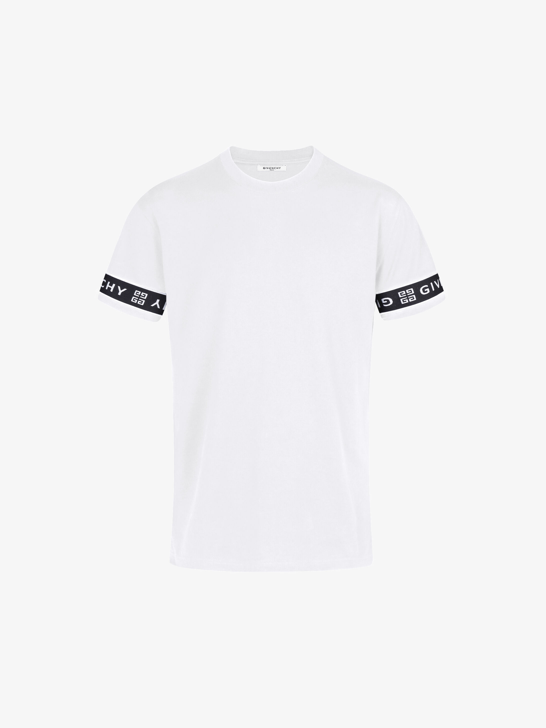 Givenchy White Arm Tape T-Shirt - Rogue