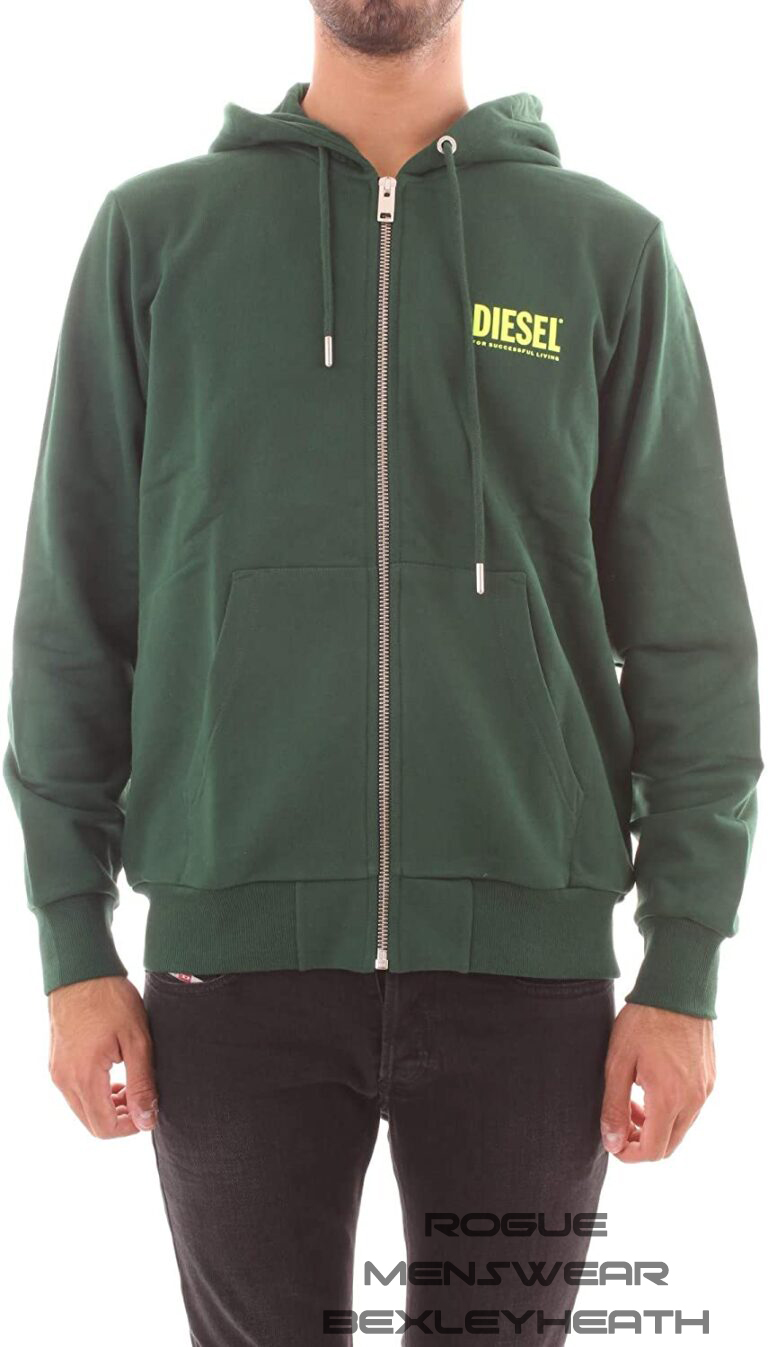 Diesel Girk Tracksuit In Dark Green - Rogue Menswear
