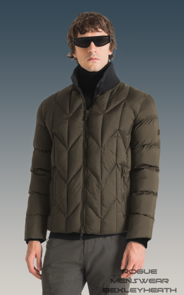 Antony Morato Puffer Jacket In Olive - Rogue Menswear