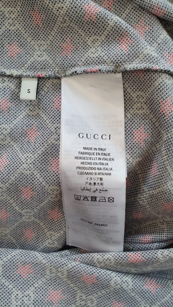 Pre loved Gucci monogram star polo