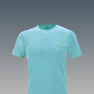 Sky blue Ralph Lauren t-shirt with classic logo embroidery
