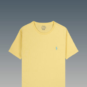 Yellow Ralph Lauren t-shirt with classic logo embroidery